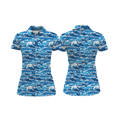 Birdie Golf Shirt Female – Spaldies Series Celestial Blue