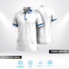 Birdie Golf Shirt Male - CS104 WHITE