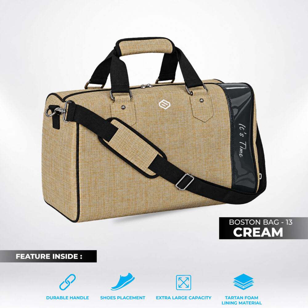 Birdie Boston Bag - BB-13 Cream
