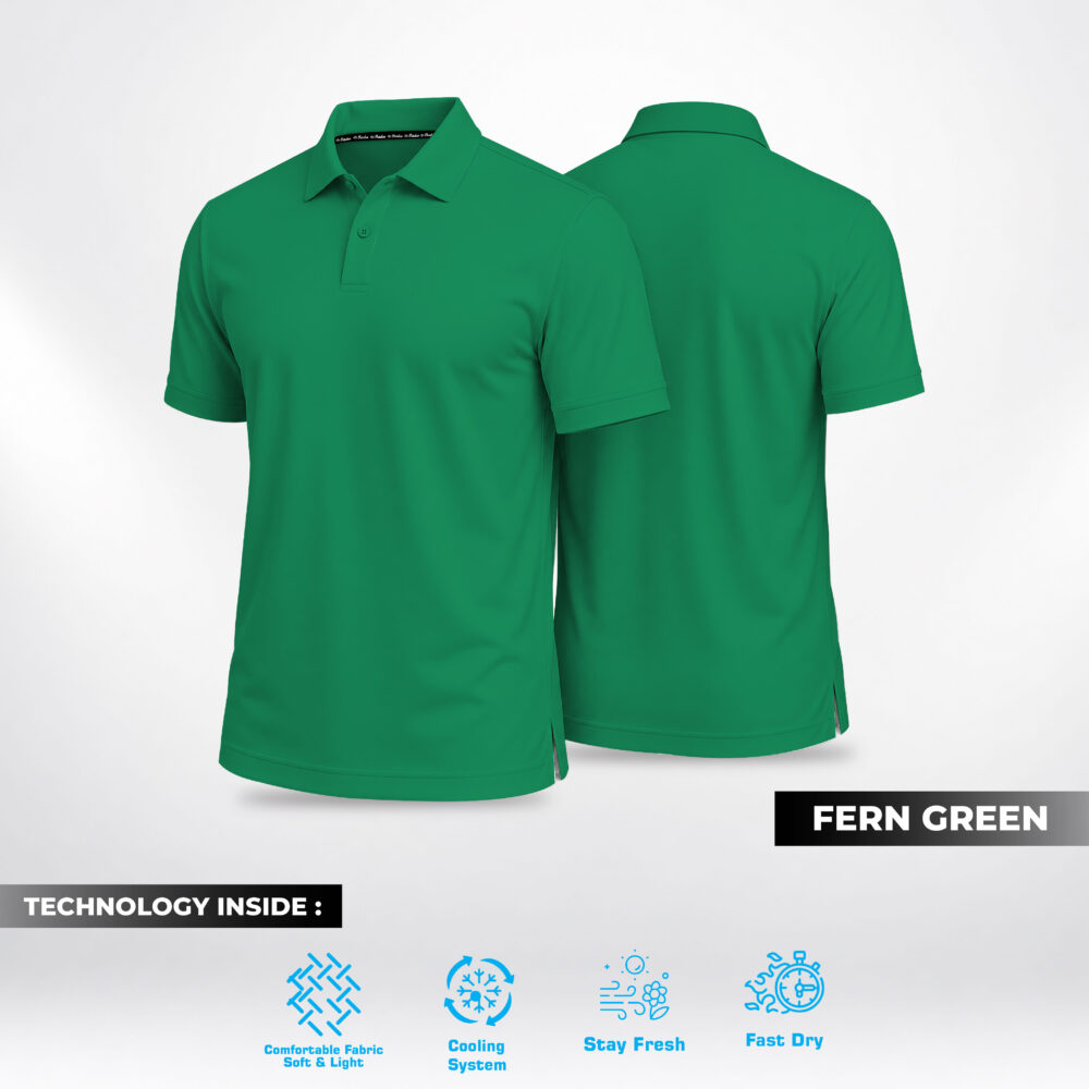 Birdie Basico Polo - Fern Green