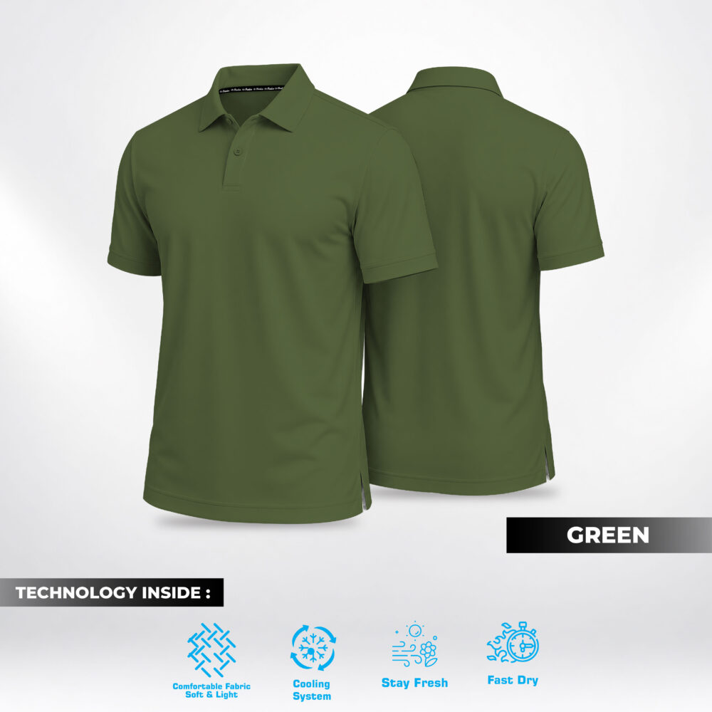 Birdie Basico Polo - Green