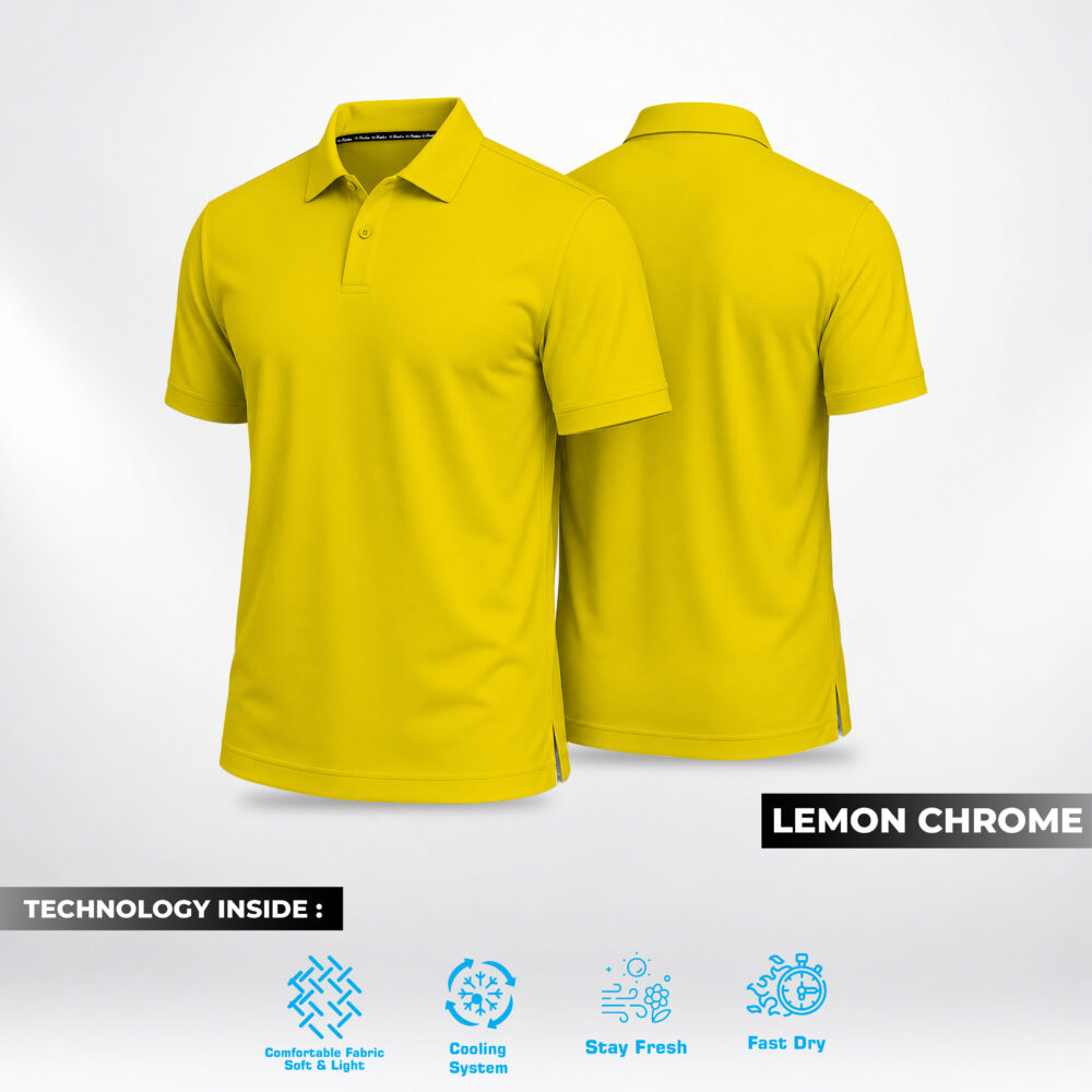 Birdie Basico Polo - Lemon Chrome