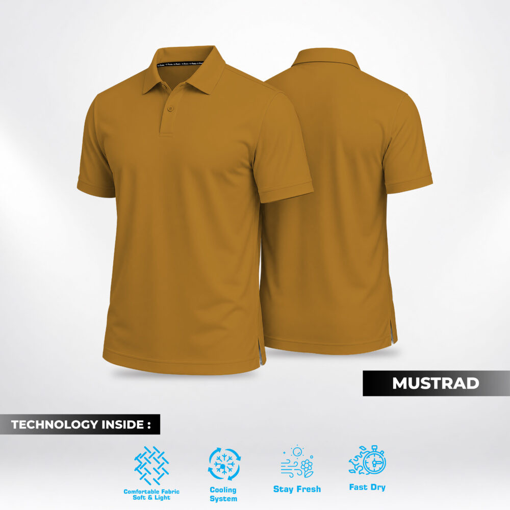 Birdie Basico Polo - Mustard