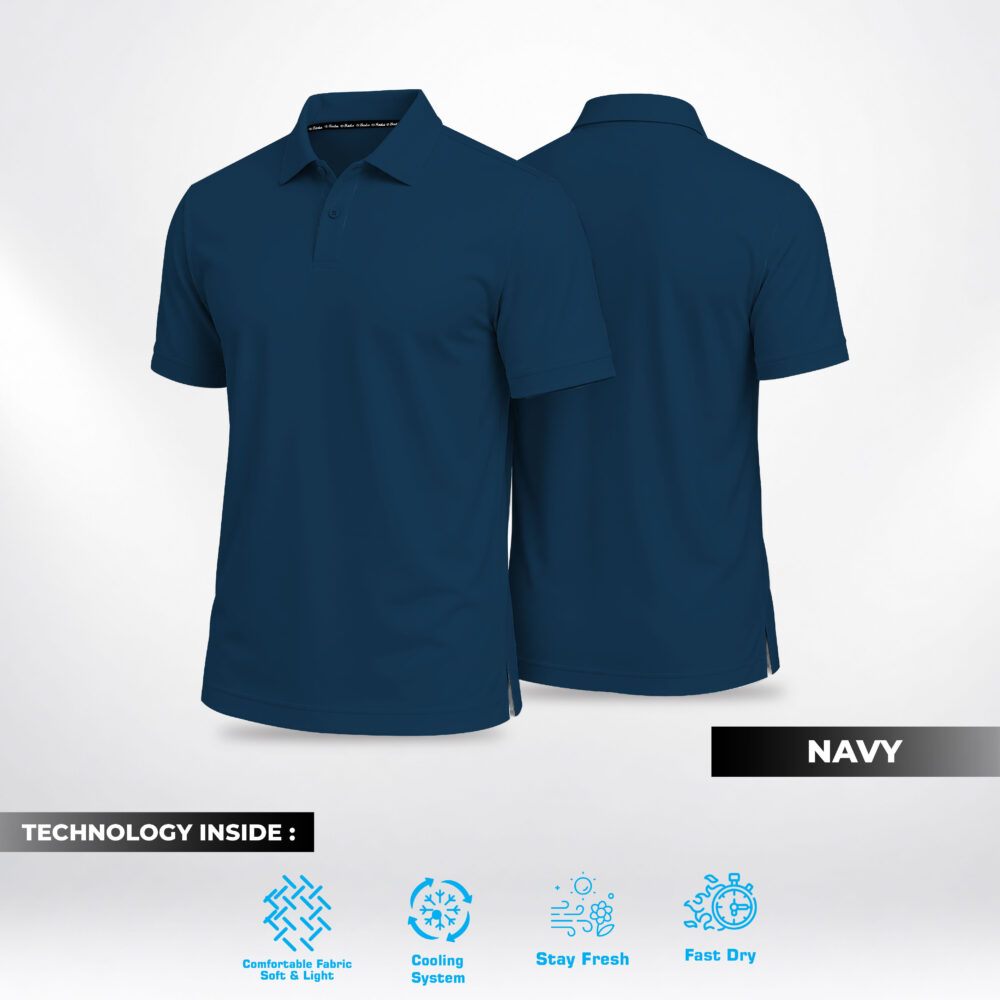 Birdie Basico Polo - Navy