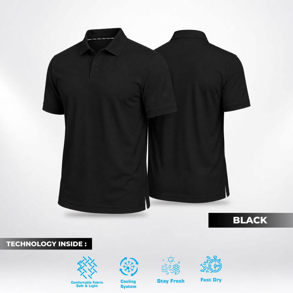 Birdie Basico Polo - Black