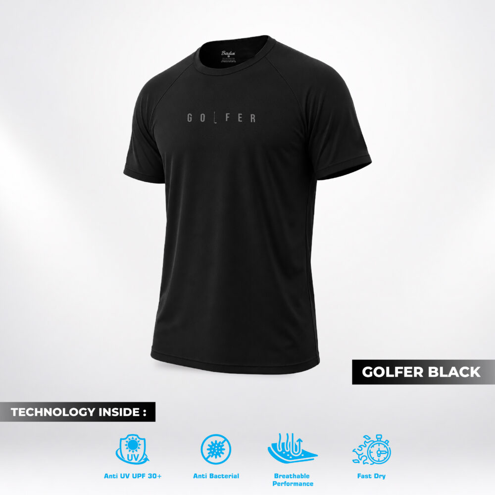 Polos Birdie Premium Sports Wear – Golfer Black