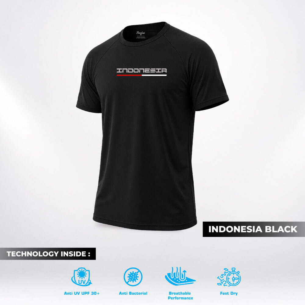 Polos Birdie Premium Sports Wear – Indonesia Black