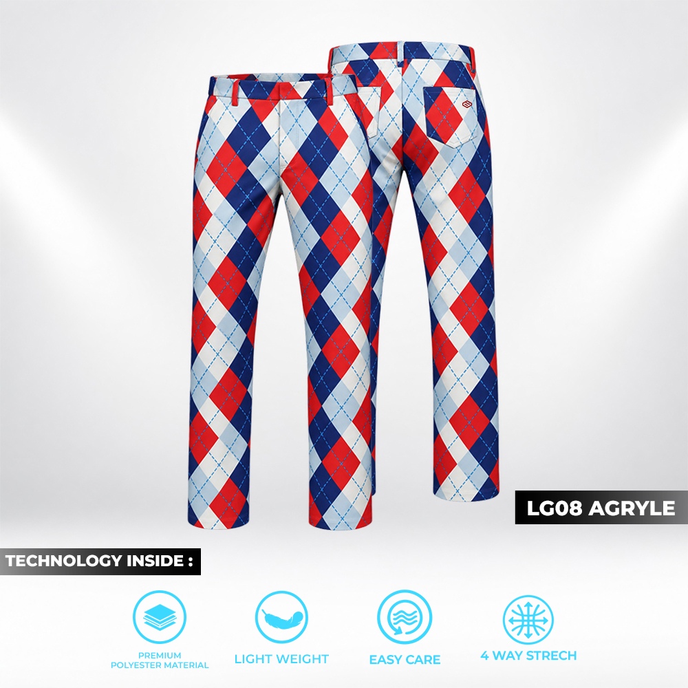 Birdie Golf Pants - LG08 Argyle