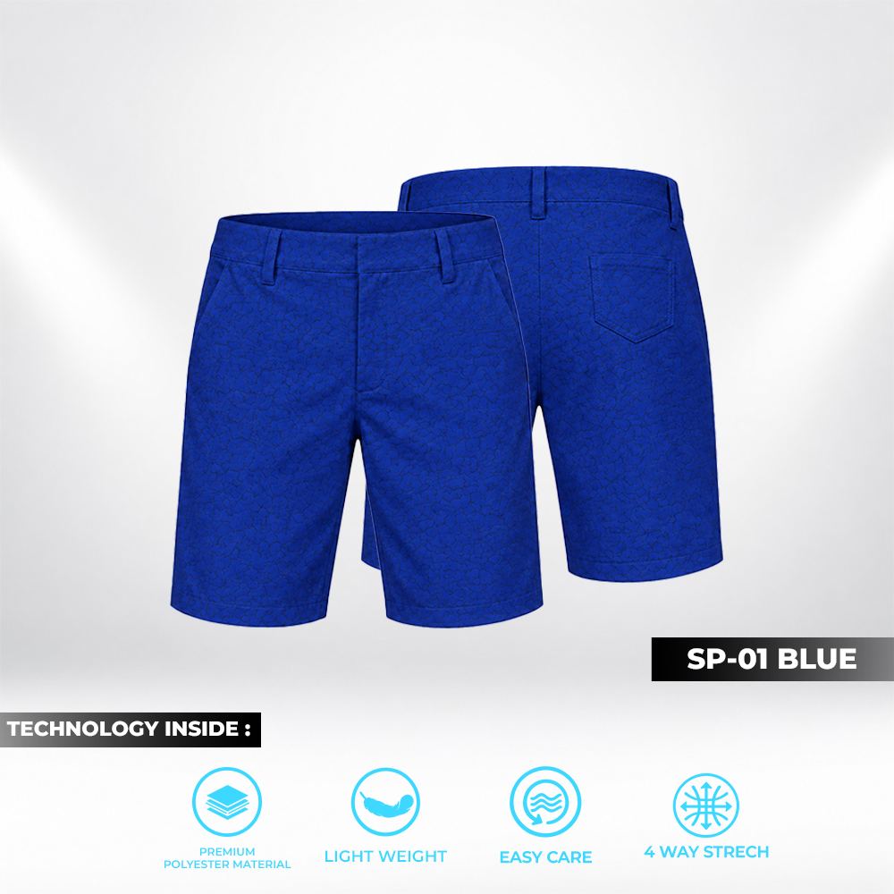 Birdie Golf Short Pants - SP01 Blue