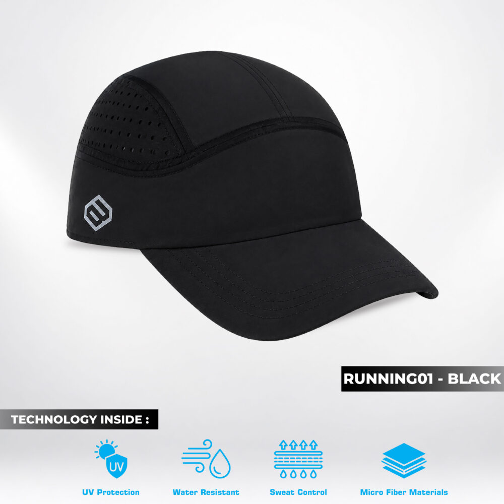 Birdie Cap Running Sport - Black