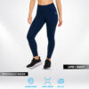 Birdie Leggings Premium Comfortable - Navy