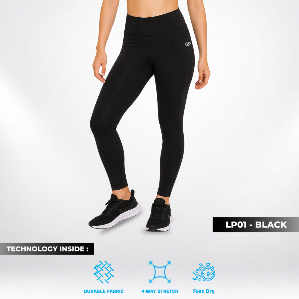 Birdie Leggings Premium Comfortable - Black