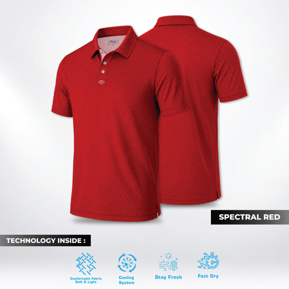 Birdie Golf Shirt Male - Spectral