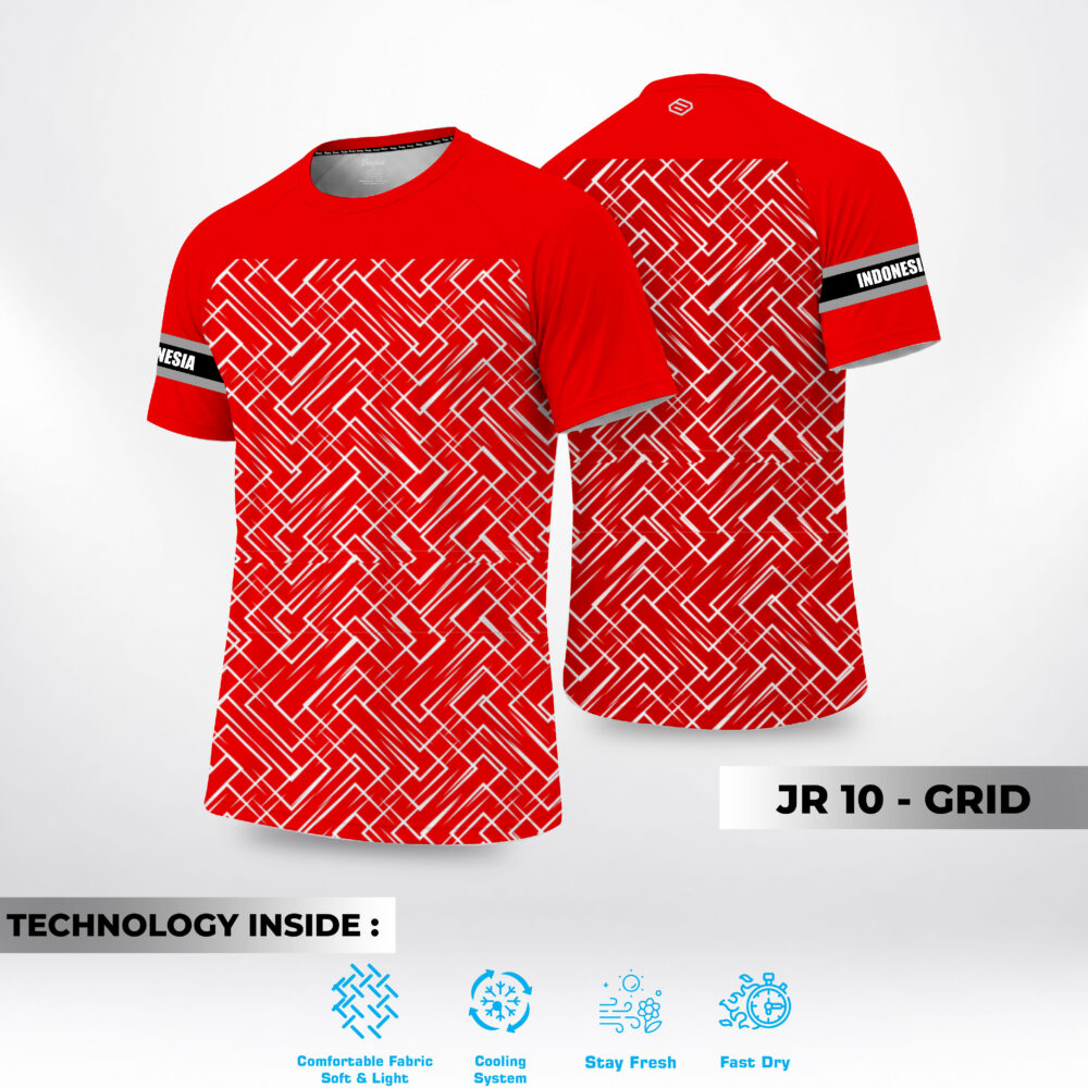 Jersey Running Male 10 - Grid