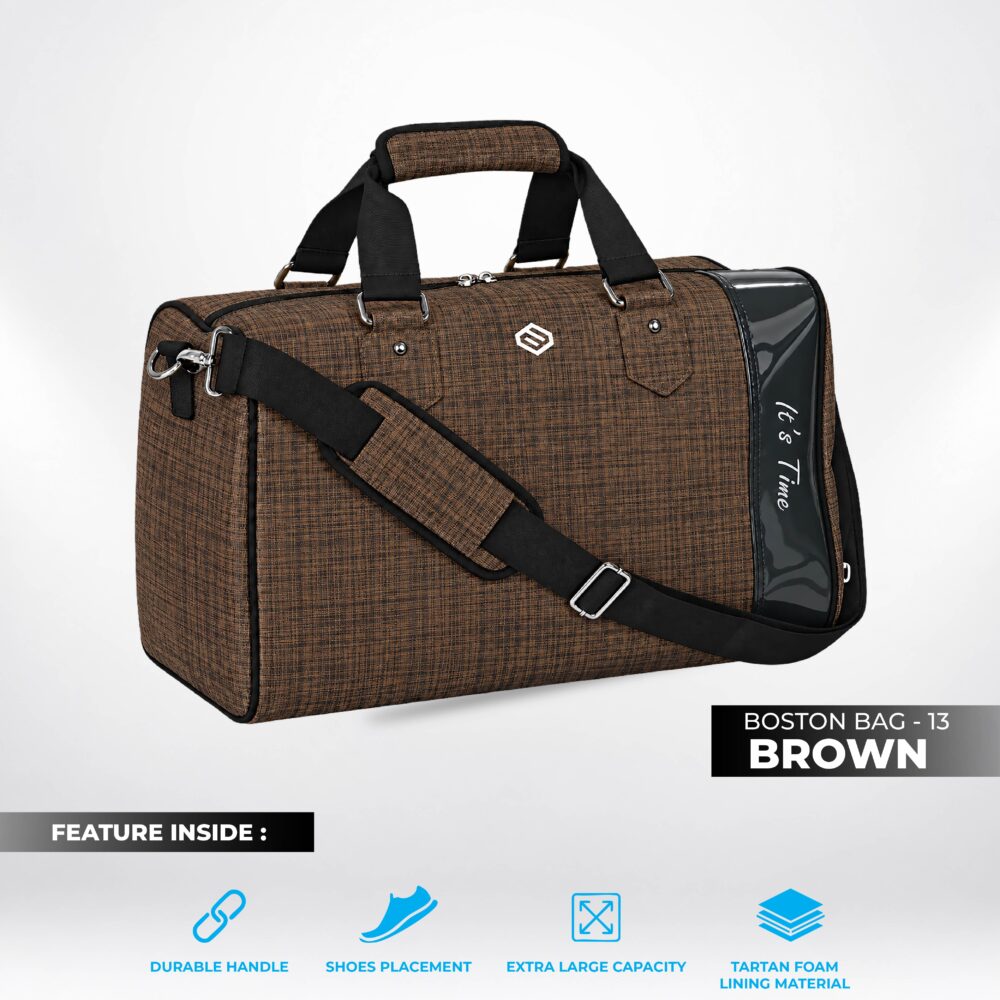 Birdie Boston Bag - BB-13 Brown